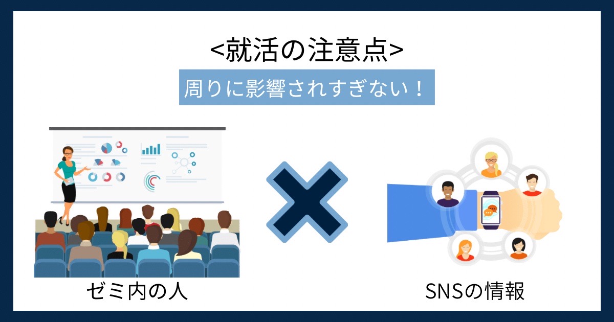 就活の注意点の画像