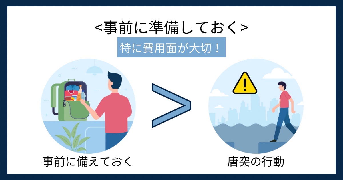 事前に準備しておくの画像