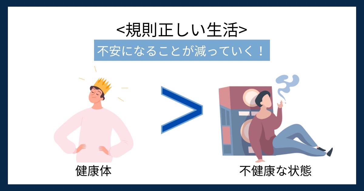 規則正しい生活の画像