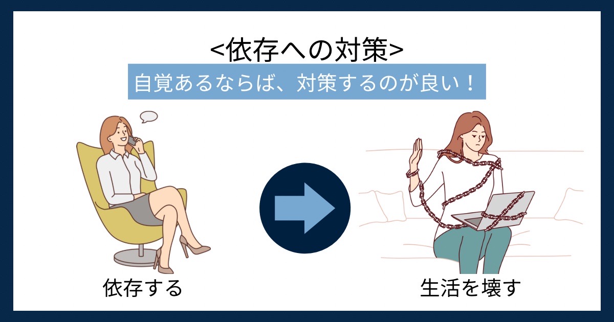 依存への対策の画像