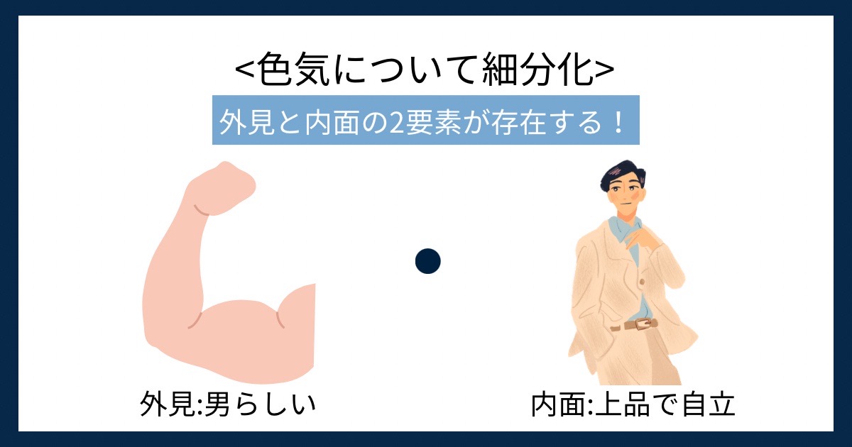 色気について細分化の画像