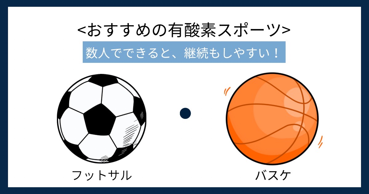 おすすめの有酸素スポーツの画像