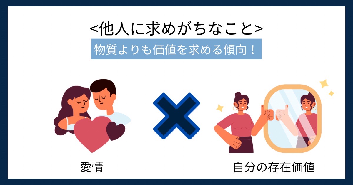 他人に求めがちなことの画像