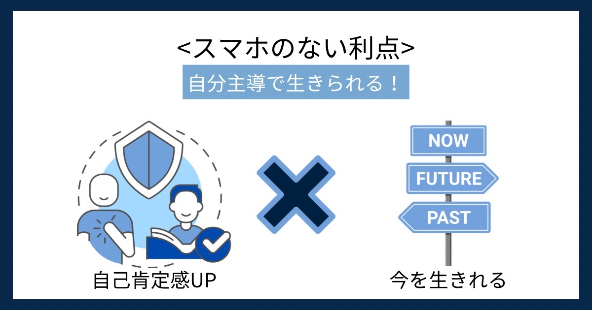 スマホのない利点の画像