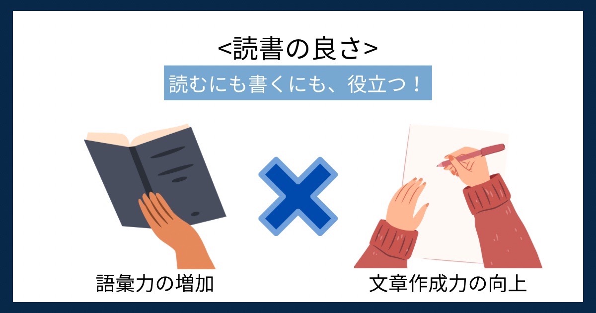 読書の良さの画像