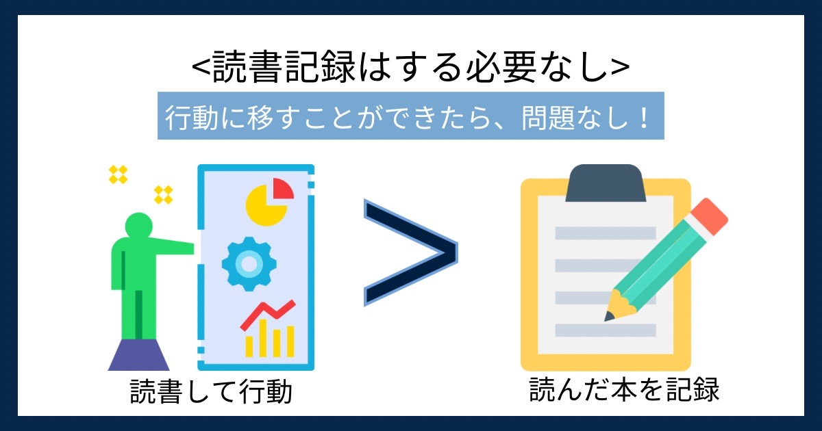 読書記録をする必要なしの画像