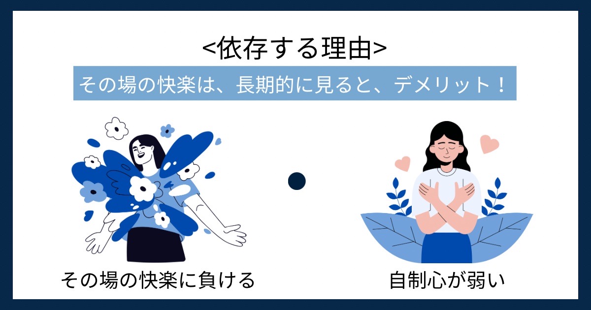 依存する理由の画像