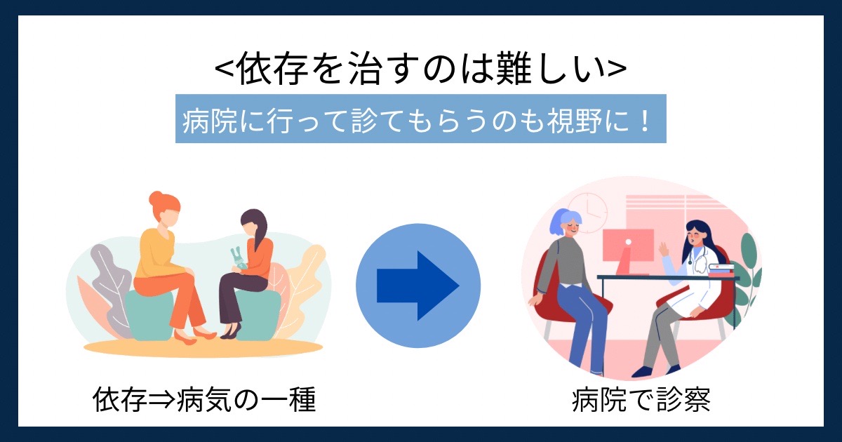 依存を治すのは難しいの画像