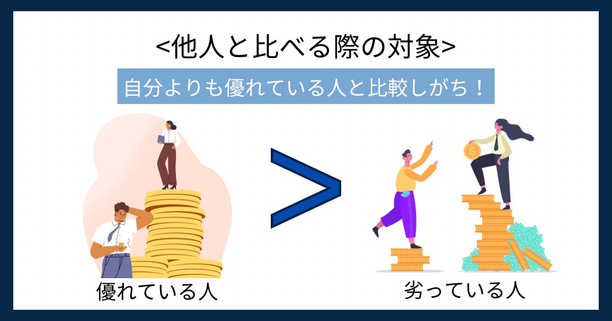 他人と比べる際の対象の画像