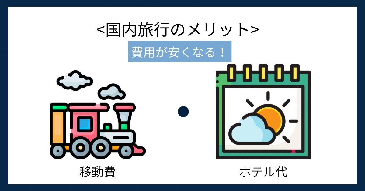 国内旅行のメリットの画像