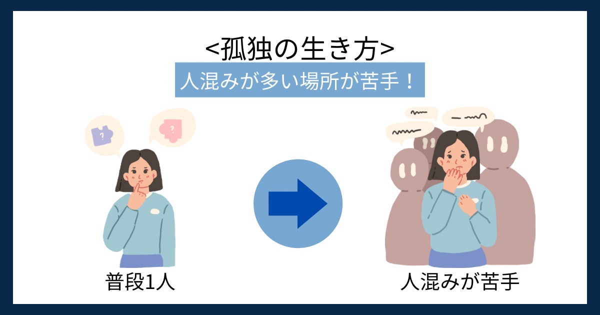 孤独の生き方の画像