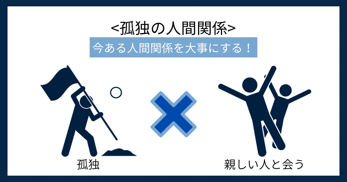 孤独の人間関係の画像