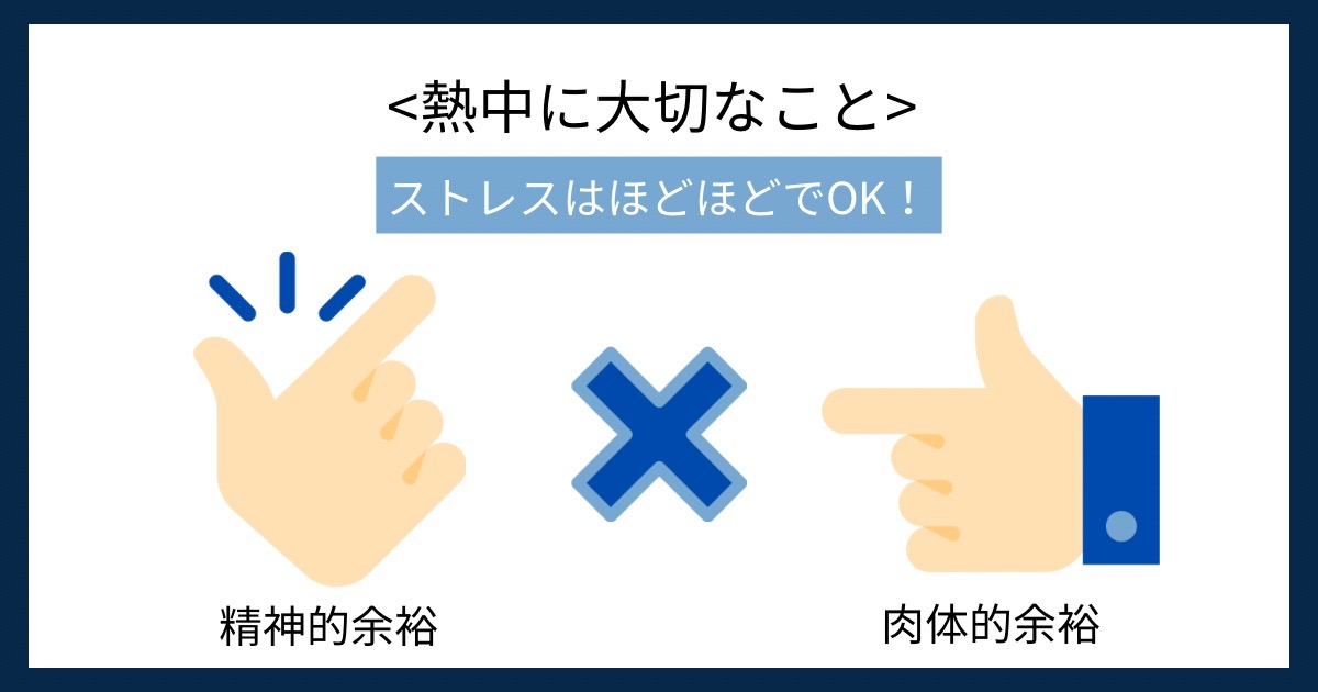熱中に大切なことの画像